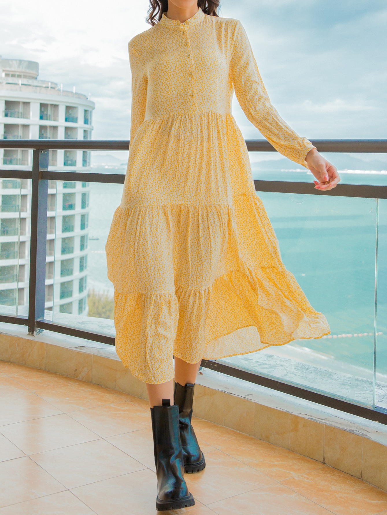 Vestido Amarillo Mujer - Temu Mexico