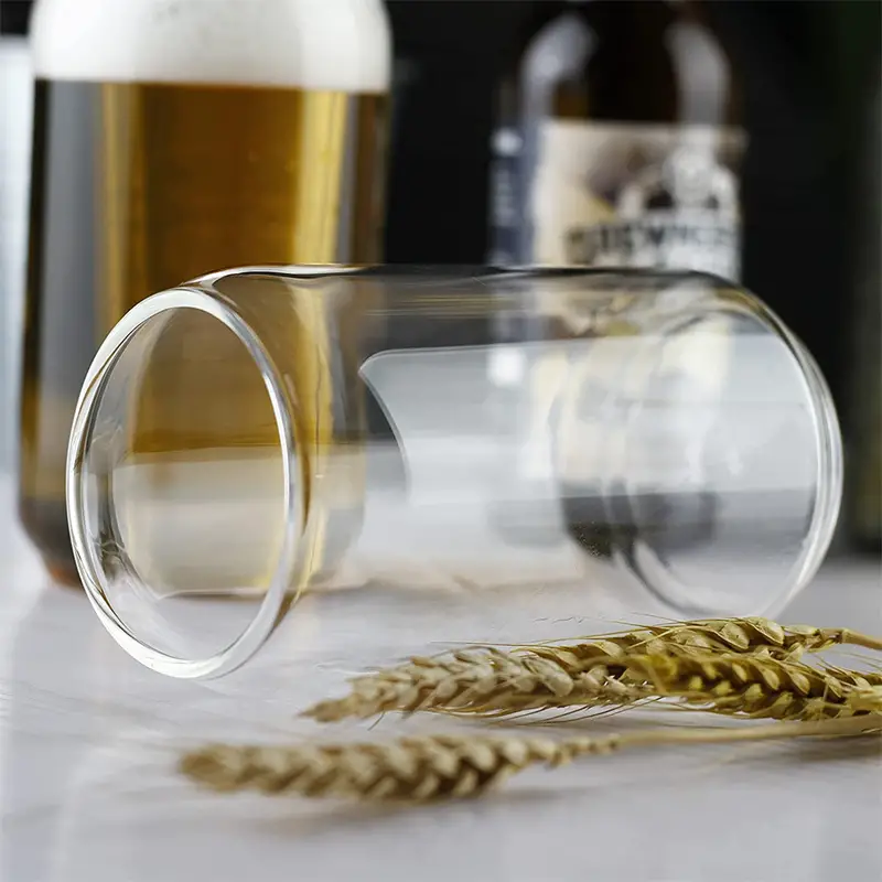 Can Shaped Glass Cups Beer Glasses Coffee - Temu