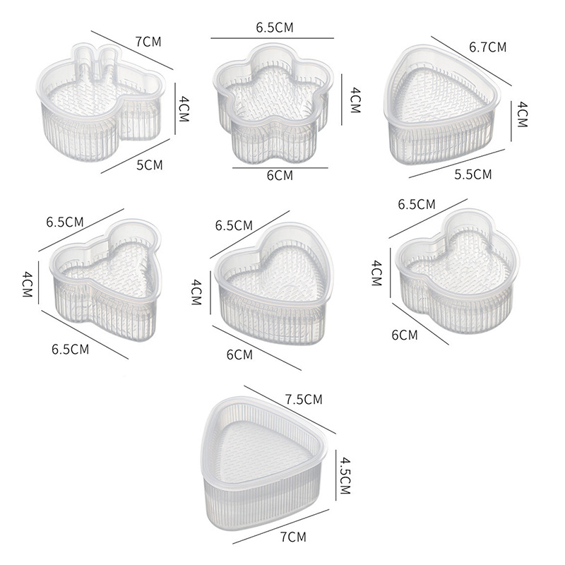 7 Pezzi Stampo Sushi te Palla Riso Pressa Alimenti Stampi - Temu Italy