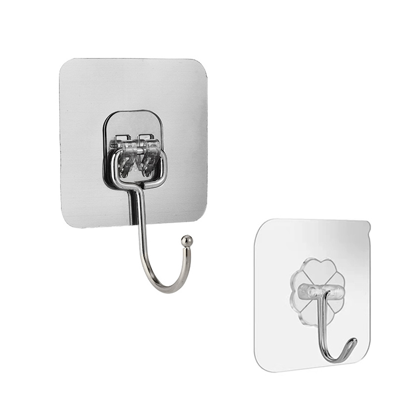 5Pcs Hooks for Bathroom Self Adhesive Door Wall Hook Hanger