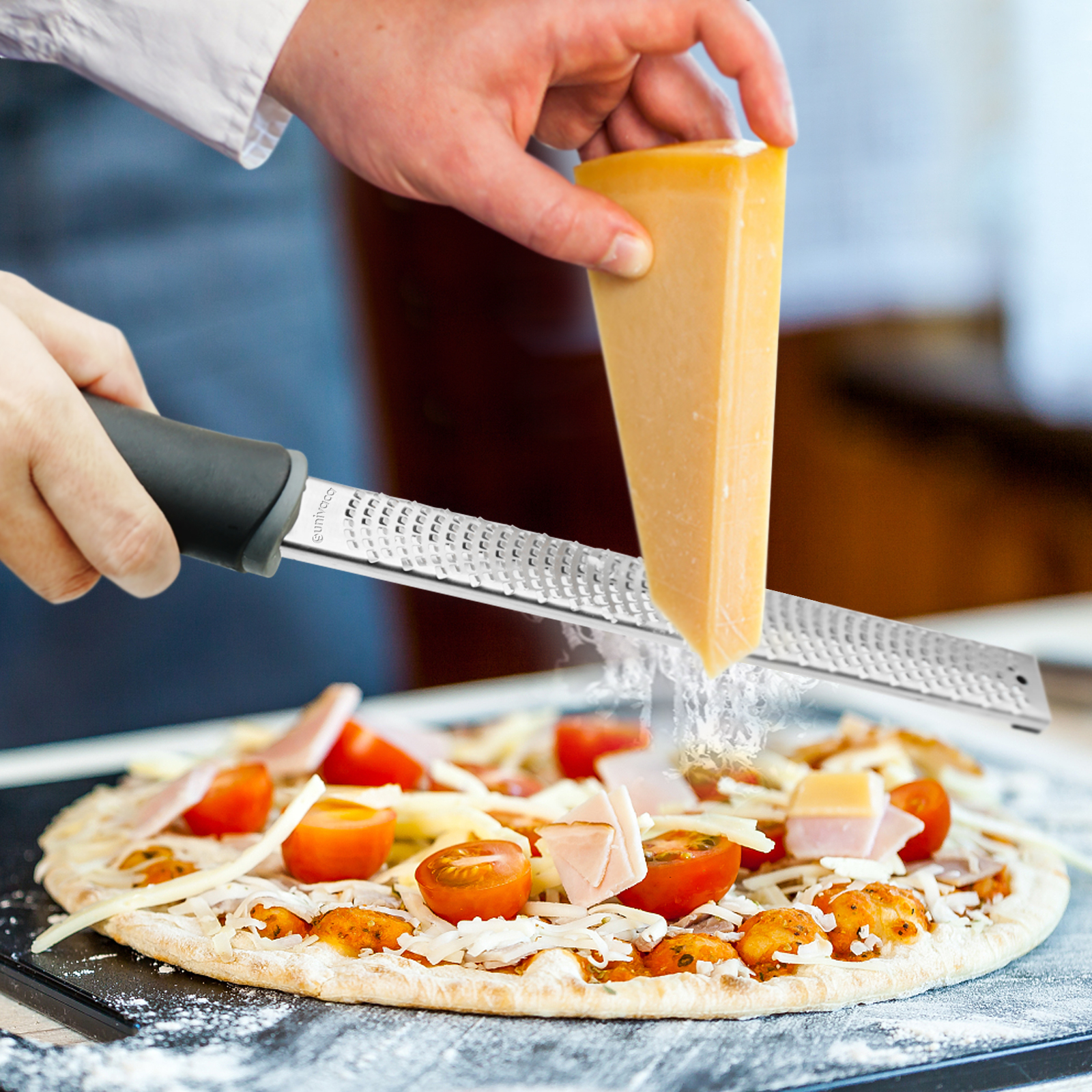 Cutlery Pro Fine Etched Grater Zester with Cover