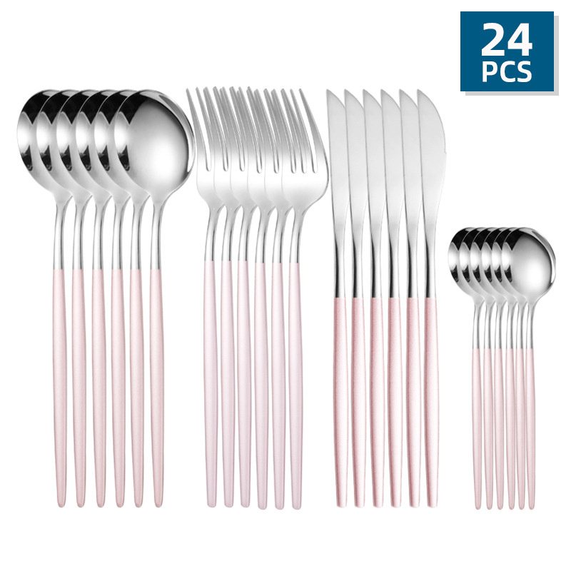 Stainless Steel Cutlery Cutlery Star Diamond Simple Western - Temu