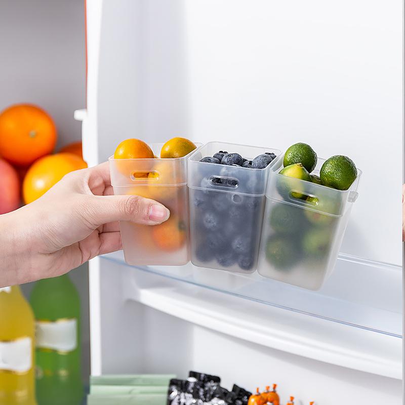 Gefrierschrank-Aufbewahrungsbox, Gefrierboxen mit Deckel, Stapelbarer  Kühlschrank-Lebensmittelhalter mit großer Kapazität für Küche, Gemüse, Obst  und