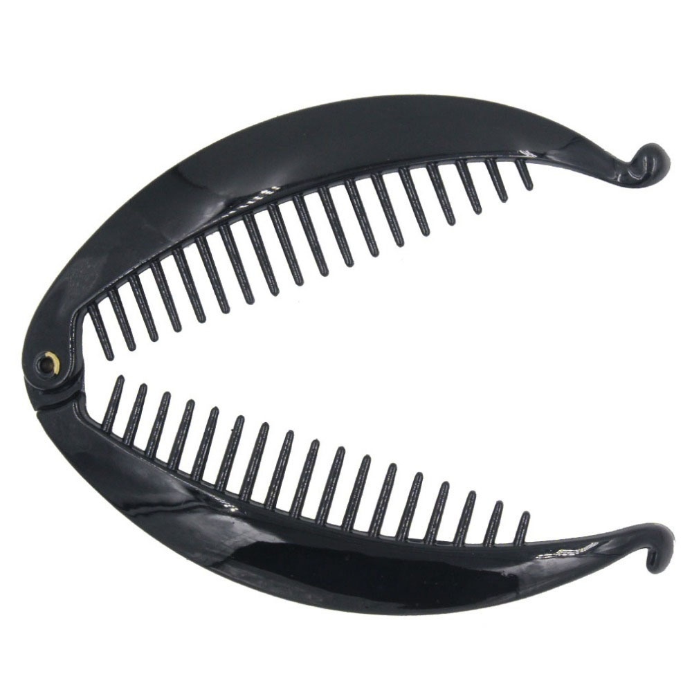 Buy Set of 4 Women Plastic Rhinestone Banana Hair Clip Hair Comb Fish Shape  Hairgrip Hair Claw Shell Hair Clincher Online at desertcartINDIA