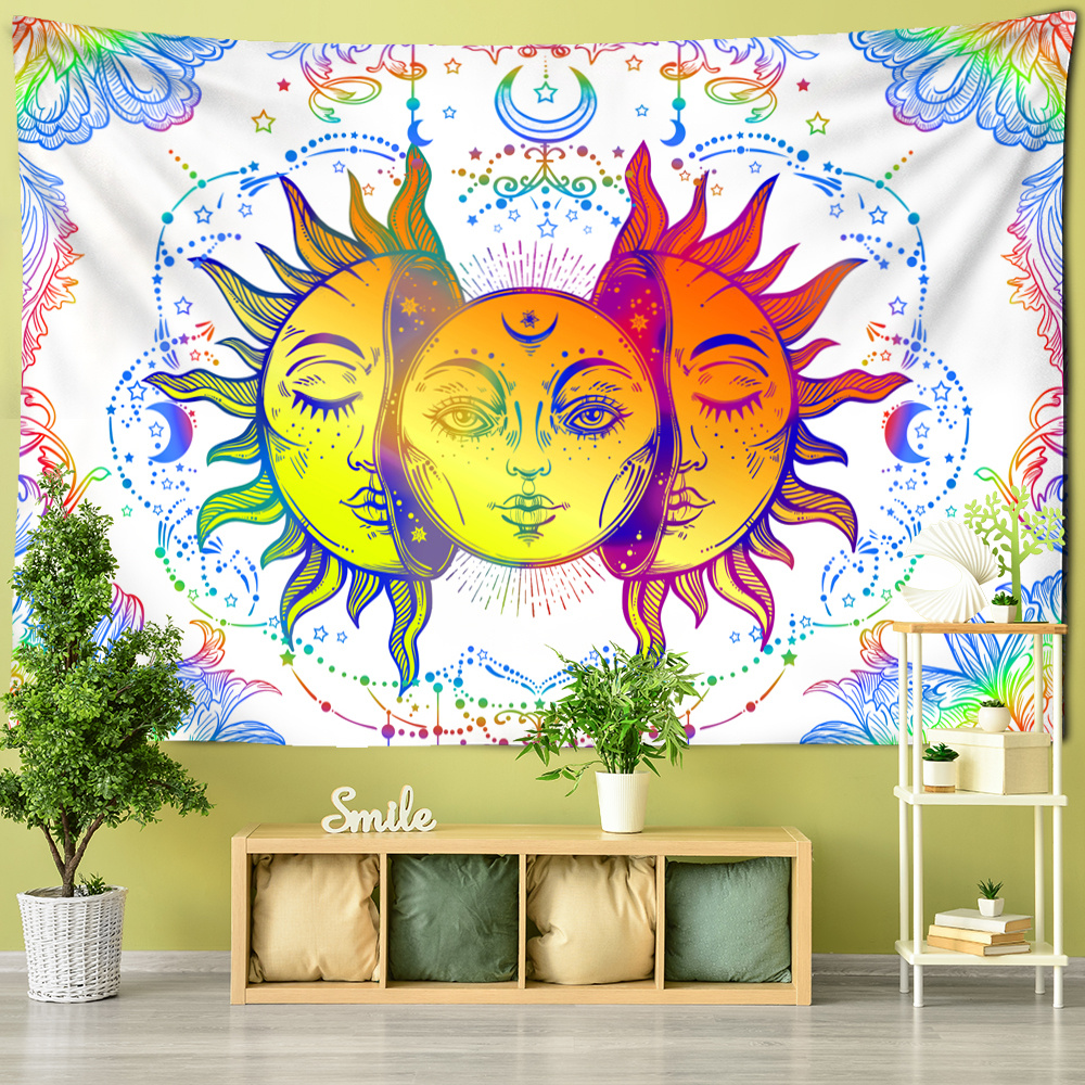 Colorful discount sun tapestry