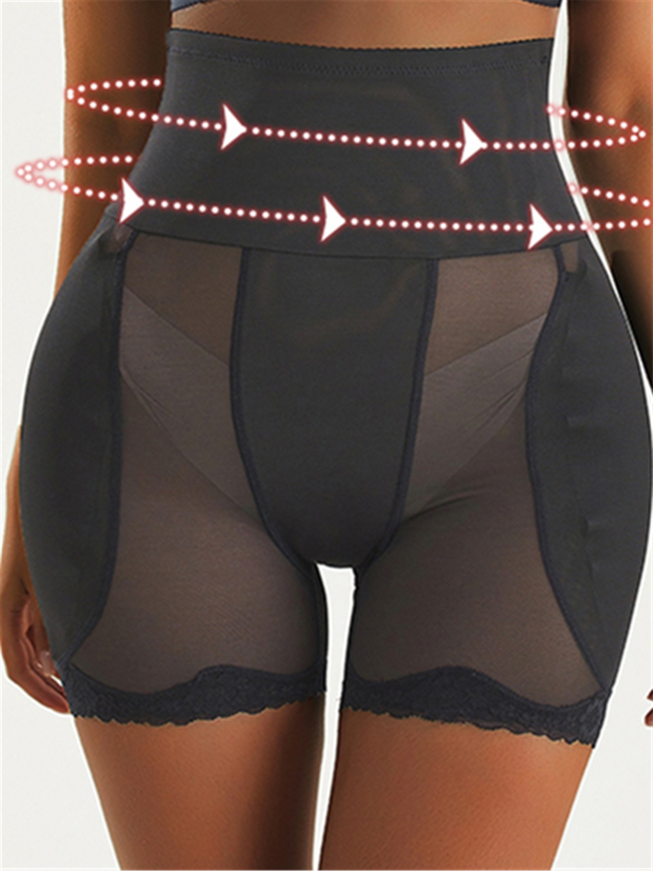 Women High Waist Tummy Control Panty Shapewear Butt Lifter