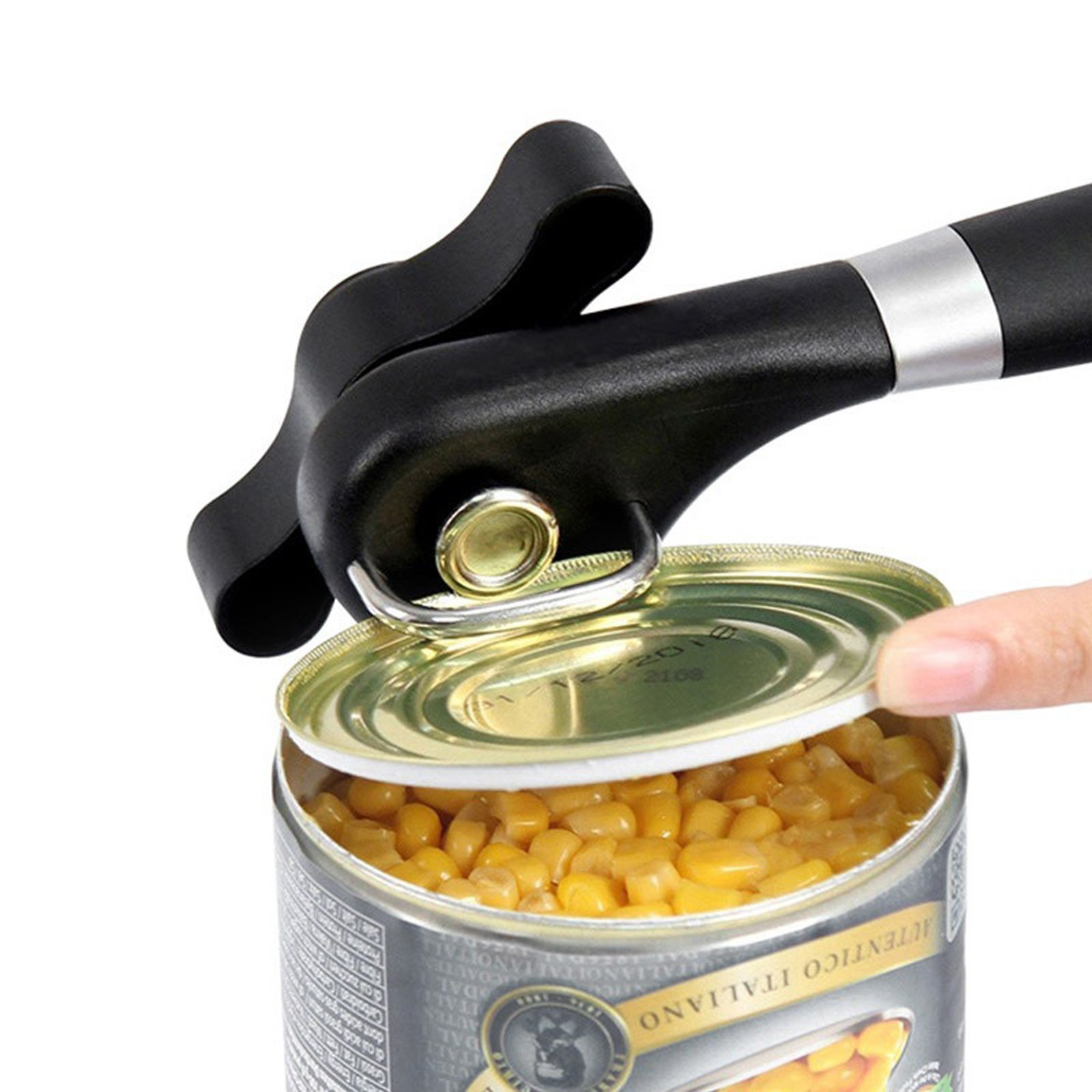 Stainless Steel Safe Cut Can Opener Can Opener Handheld Check Out