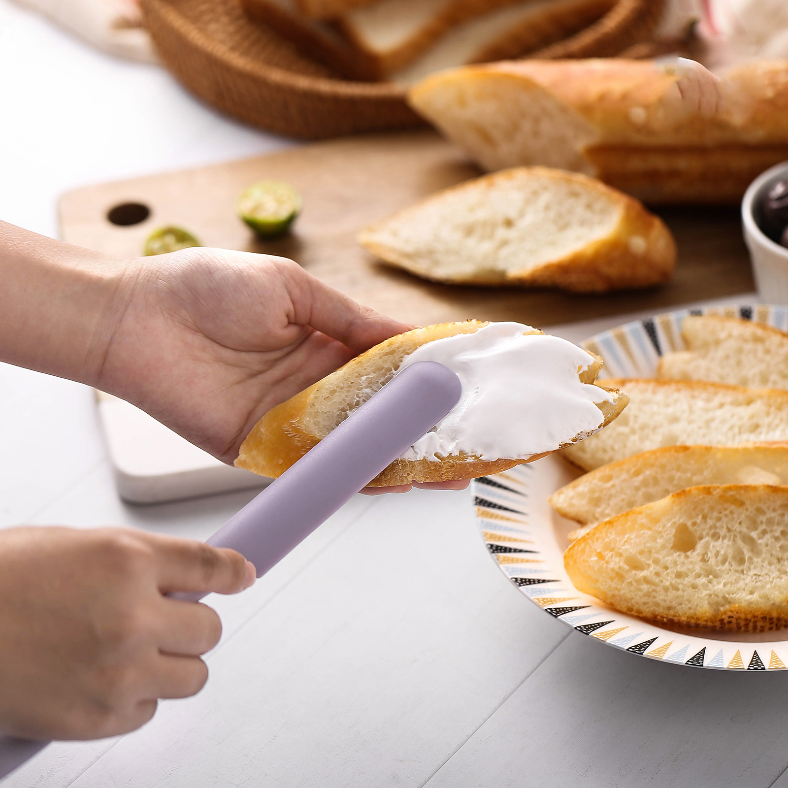 Outils de cuisine pour la pâtisserie spatule en silicone - Temu