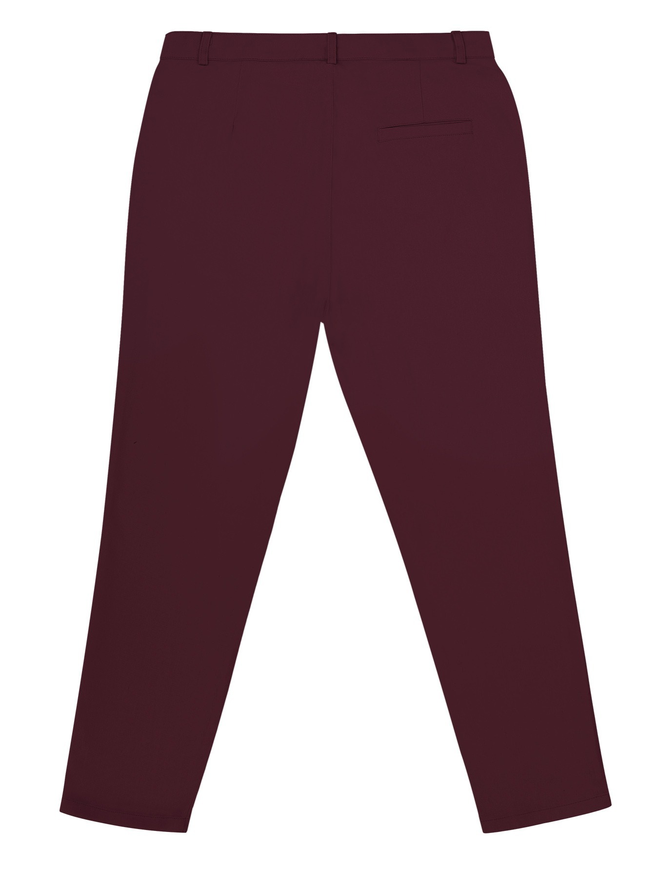 Slim Fit Tapered Slacks, Men's Casual Slightly Stretch Solid Color