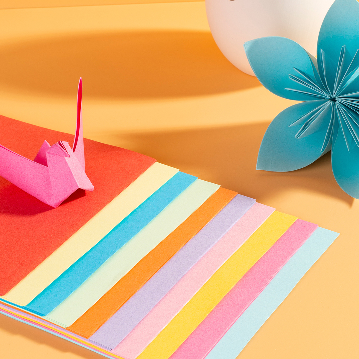 Color Origami Children's Origami Colored Paper - Temu
