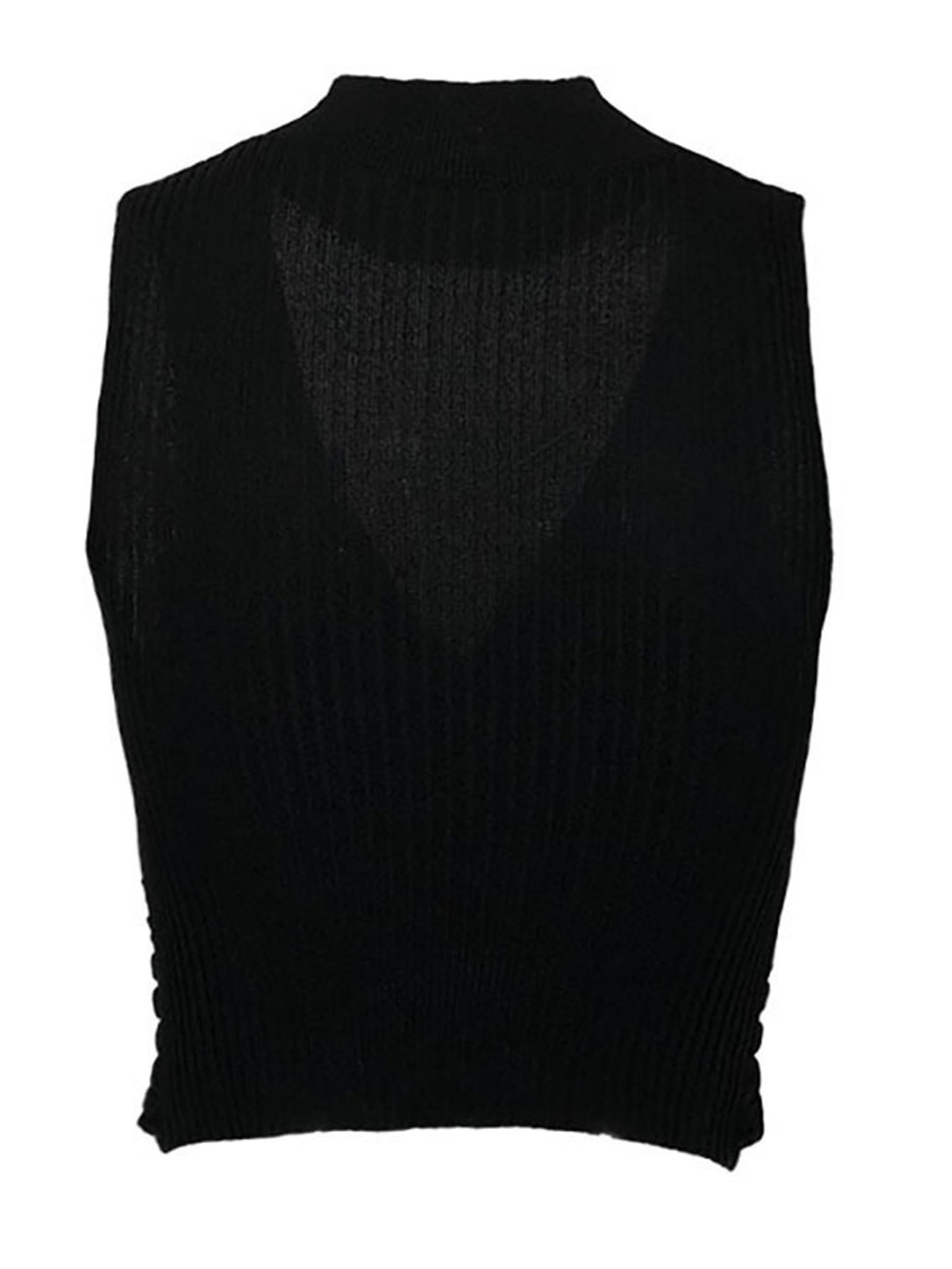 Sexy Cross V Neck Sweater Vests Casual Loose Cutout - Temu