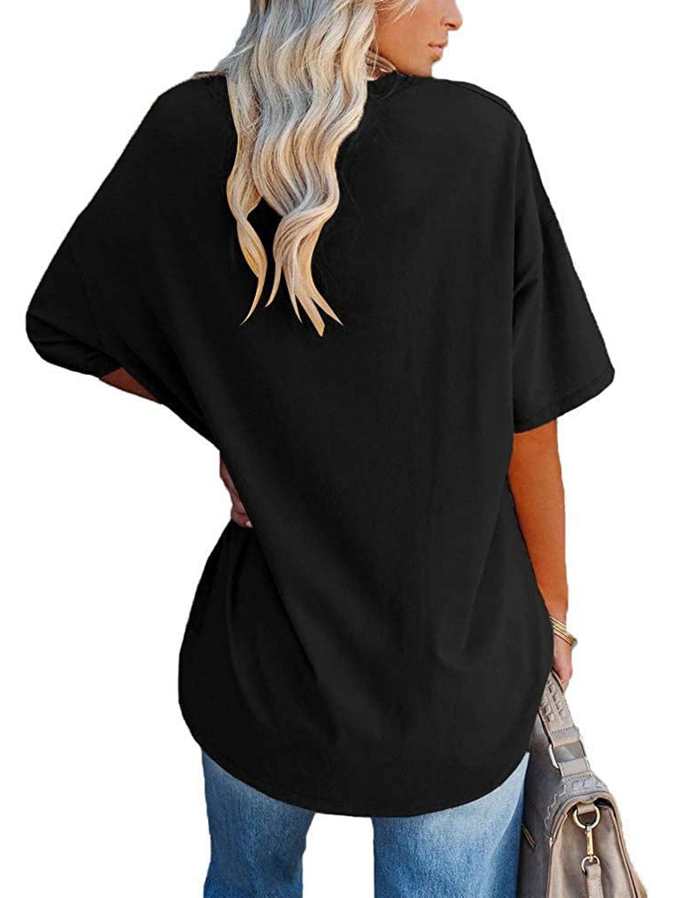 Cathalem Womens Oversized T Shirts Crewneck Short Sleeve Casual