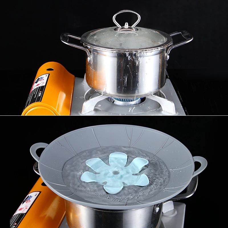 Universal Silicone Lid Spill Stopper Cover For Pot Pan Boil - Temu