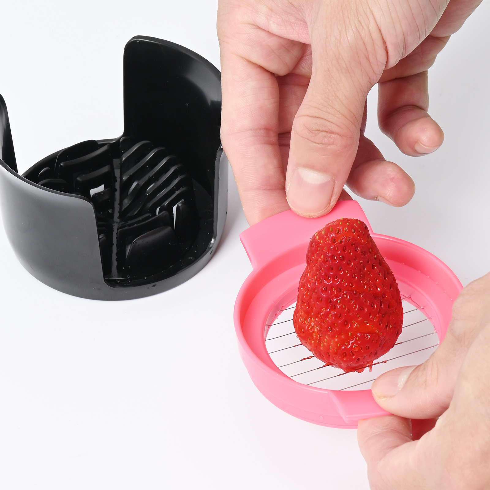 1pc, Multifunctional Egg Slicer and Strawberry Slicer - Aluminum and  Stainless Steel Kitchen Tool for Soft Fruit, Mushroom Dicer