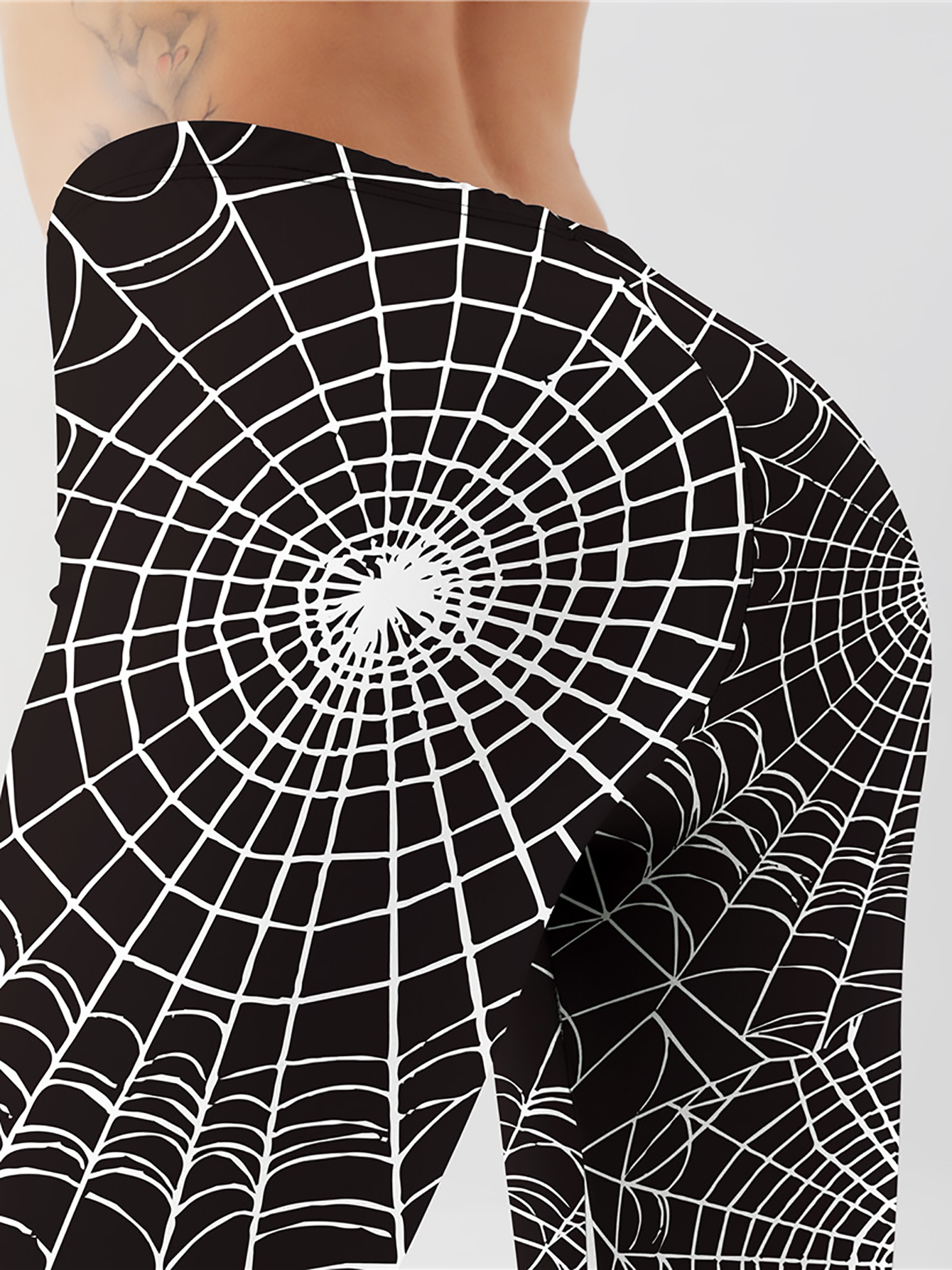 Halloween Spider Webs Print Women's Tank and Leggings Combo Slim Fit Yoga  Leggings Outfit Vest Suit