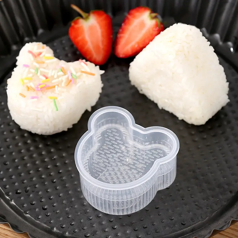 Musubi Maker Press, 2 Pack Rice Ball Mold Rectangle Thousand Layer Sushi  Maker Mold (Pink)