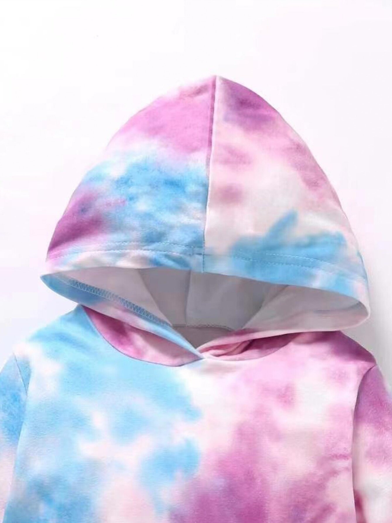 Hooded Tie Dye Cover Up | Multicolor - 2T / Purple