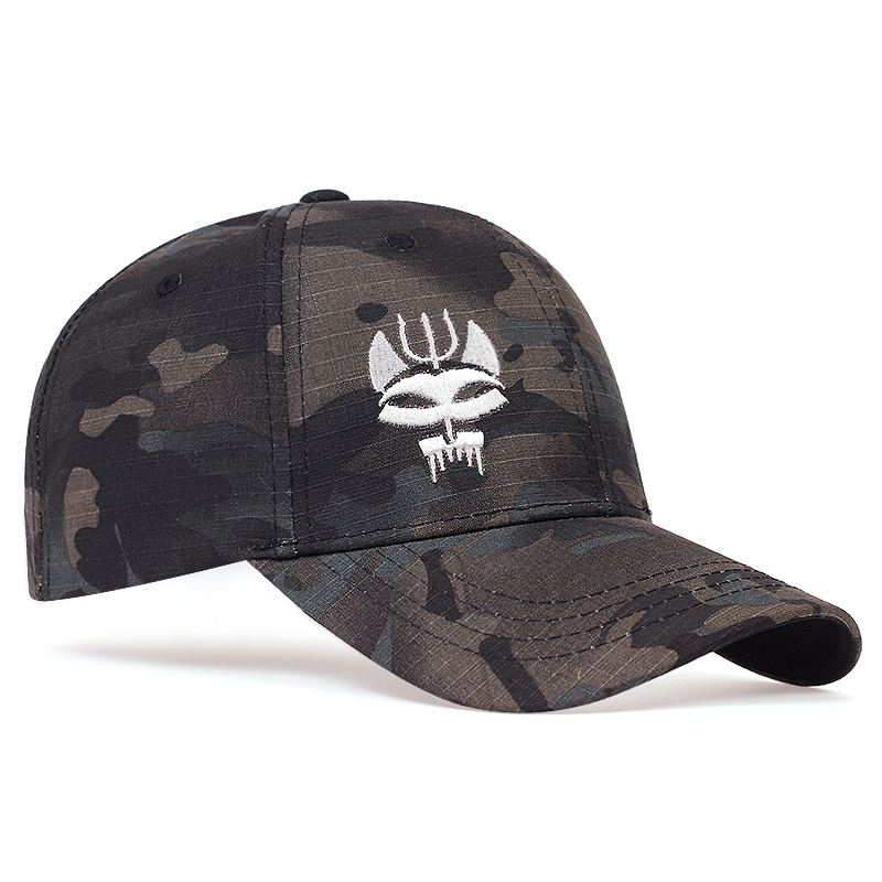 Camouflage Wolf Baseball Cap For Men