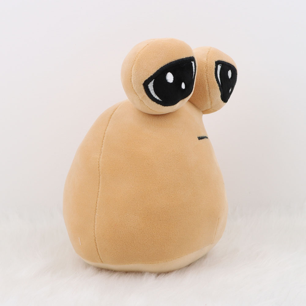 22CM My Pet Alien Pou Plush Stuffed Toy Cute Cartoon Emotion Alien