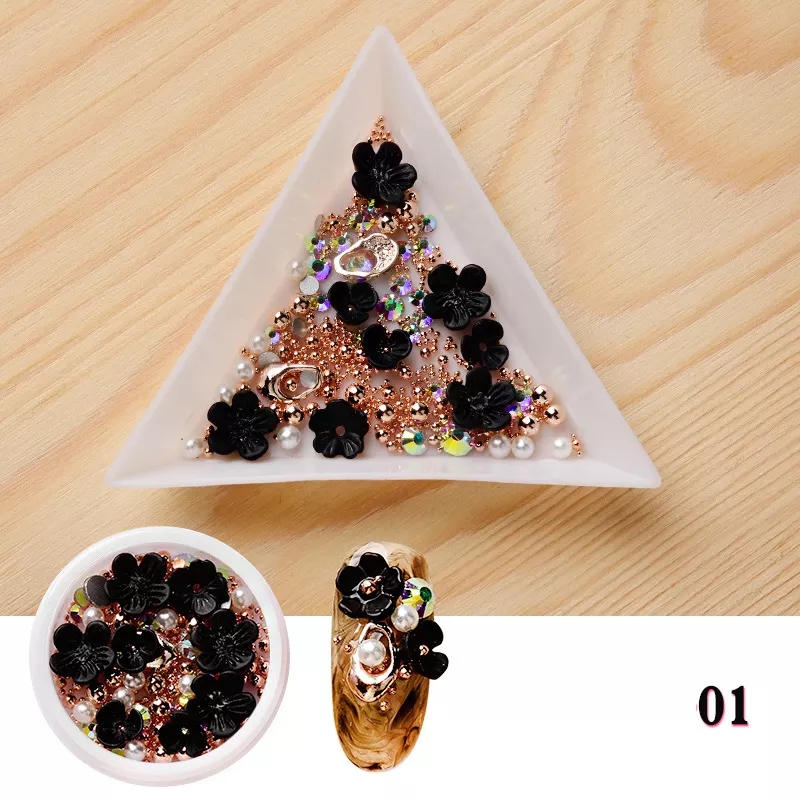 3d Flowers For Nails, 3d Nail Charms For Acrylic Nails Pearl For Nail Art  Decorations, Nail Accessories 3d Pearls Nail Rhinestones For Nails - Temu  Bulgaria