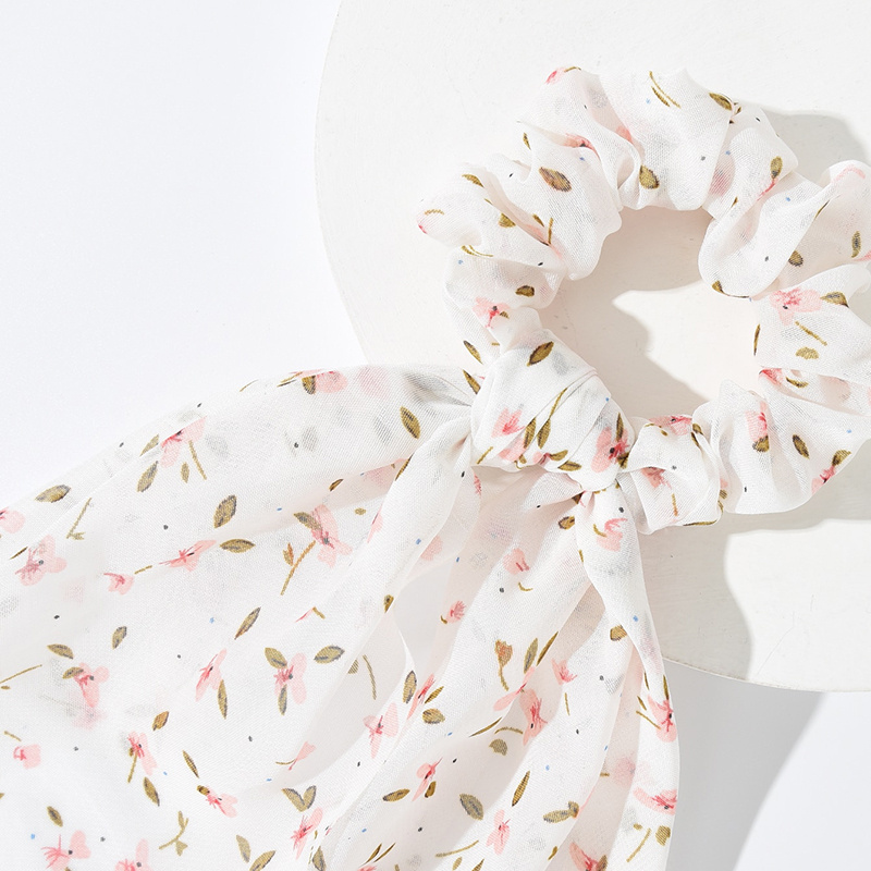 4pcs Butterfly Chiffon Headbands Elastics Hair Scarf Scrunchie