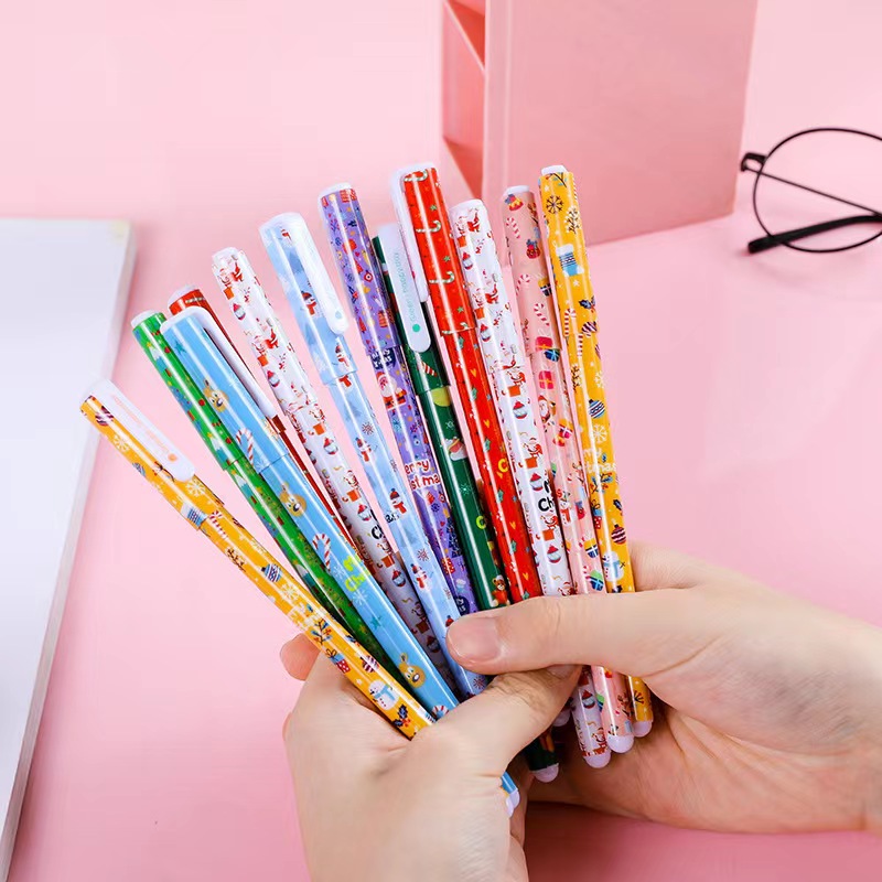 10 Color Gel Pens - Christmas Cartoon Set - Save On Our Store