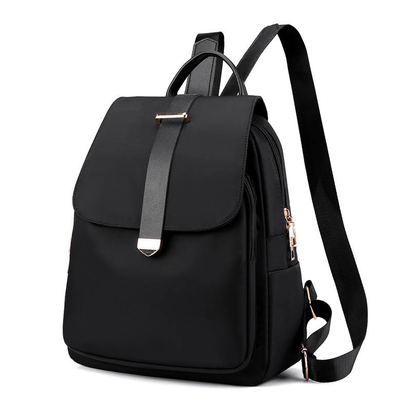 Women's Fashion Backpack, Solid Color Cover Type Soft Surface Anti ...