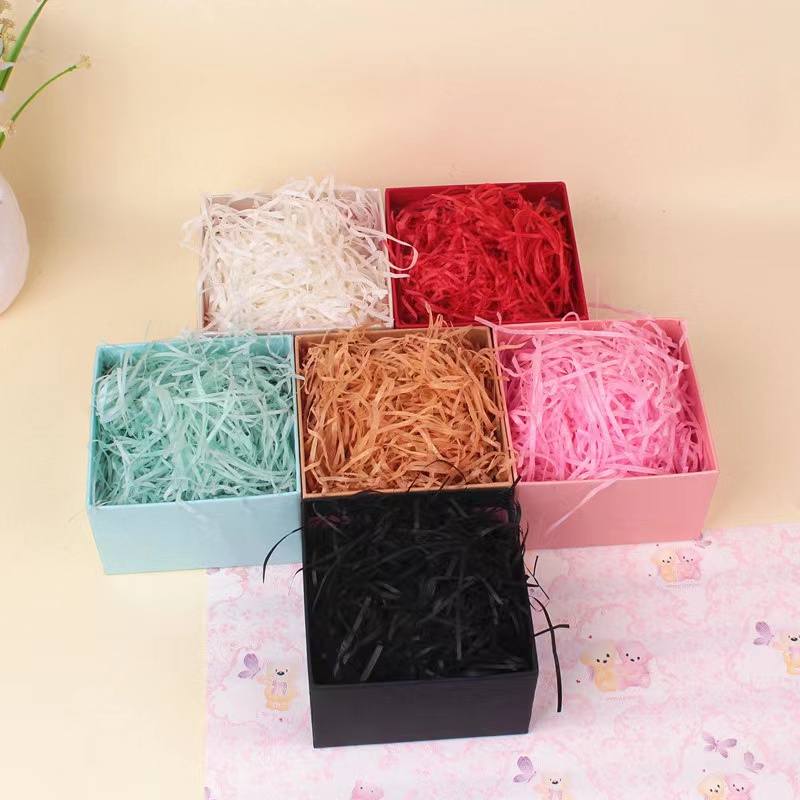  Alipis 5 Packs gift box decorations paper shreds gift paper  shred basket filling paper crinkle chinese new year gift basket filler DIY  gift wrapping supplies plastic cassette gift bag : Health