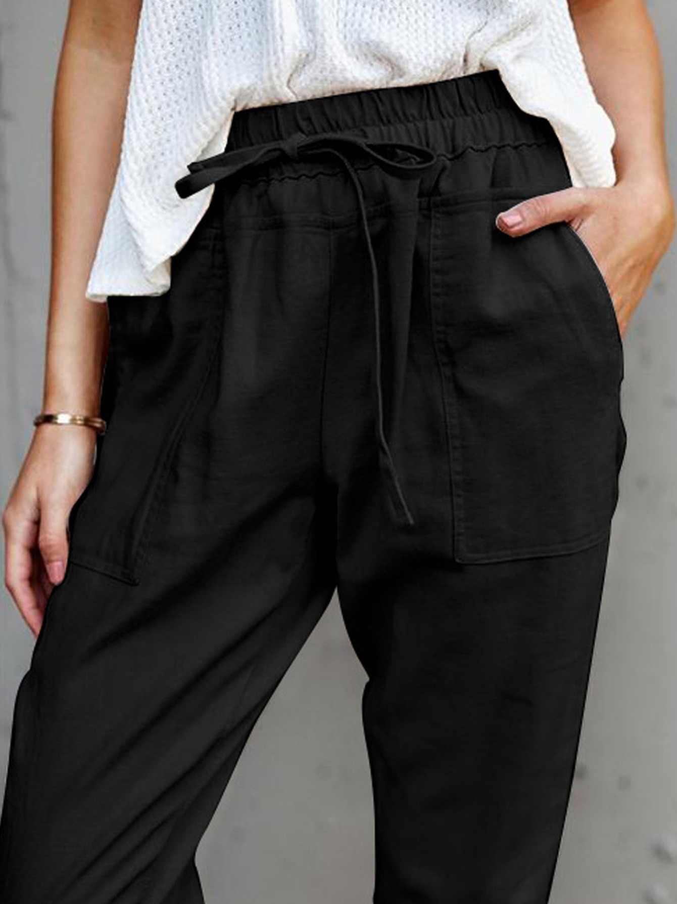 Women's Pants Casual Pockets Pants