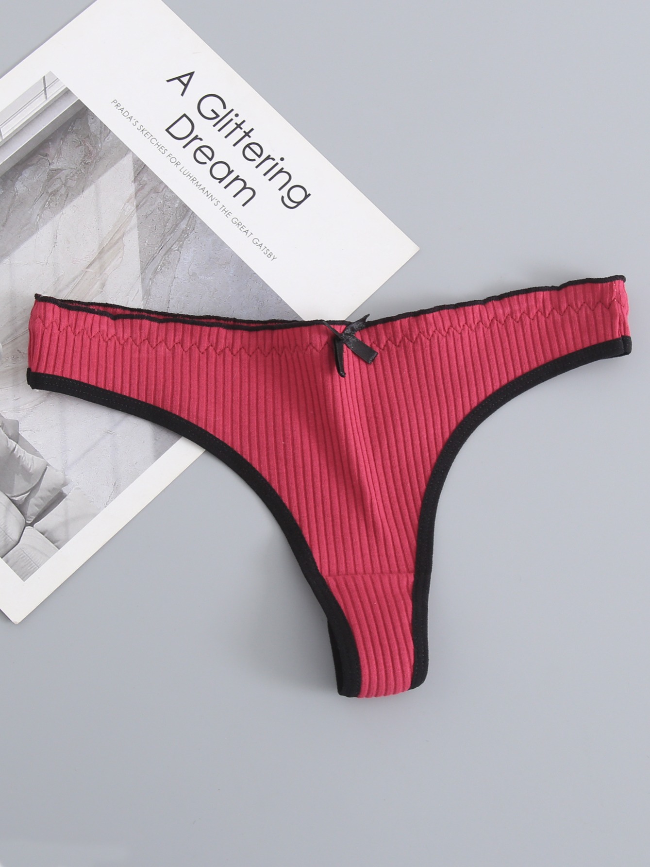 5 Pcs Women's Cross Waistband Skin-Friendly Thong Panties, Comfortable  Sheer Mesh Panties, Women's Lingerie & Underwear