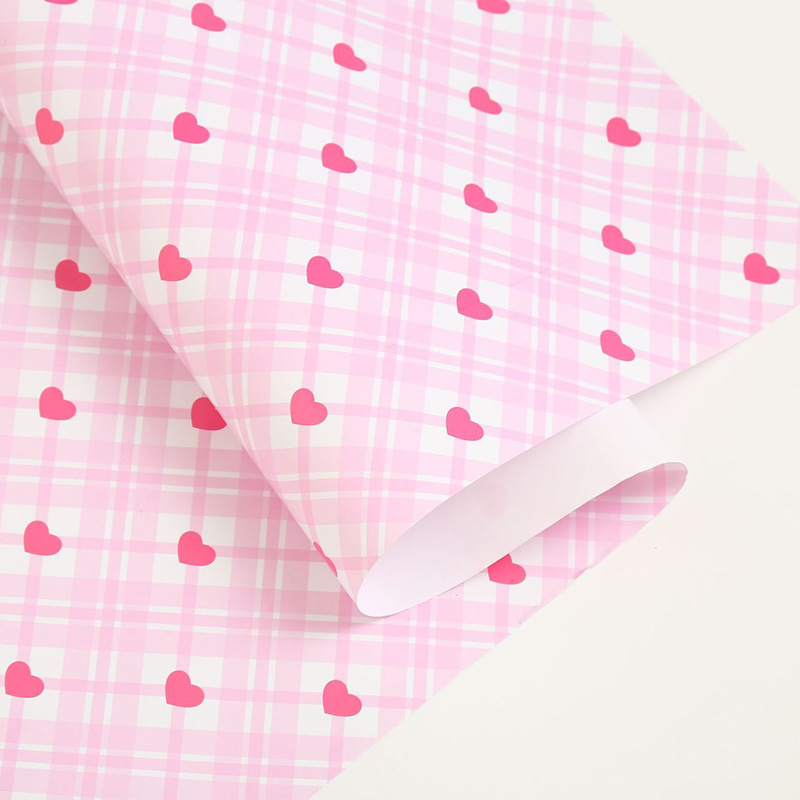 Heart Pattern Gift Wrapping Paper Full Of Love - Temu