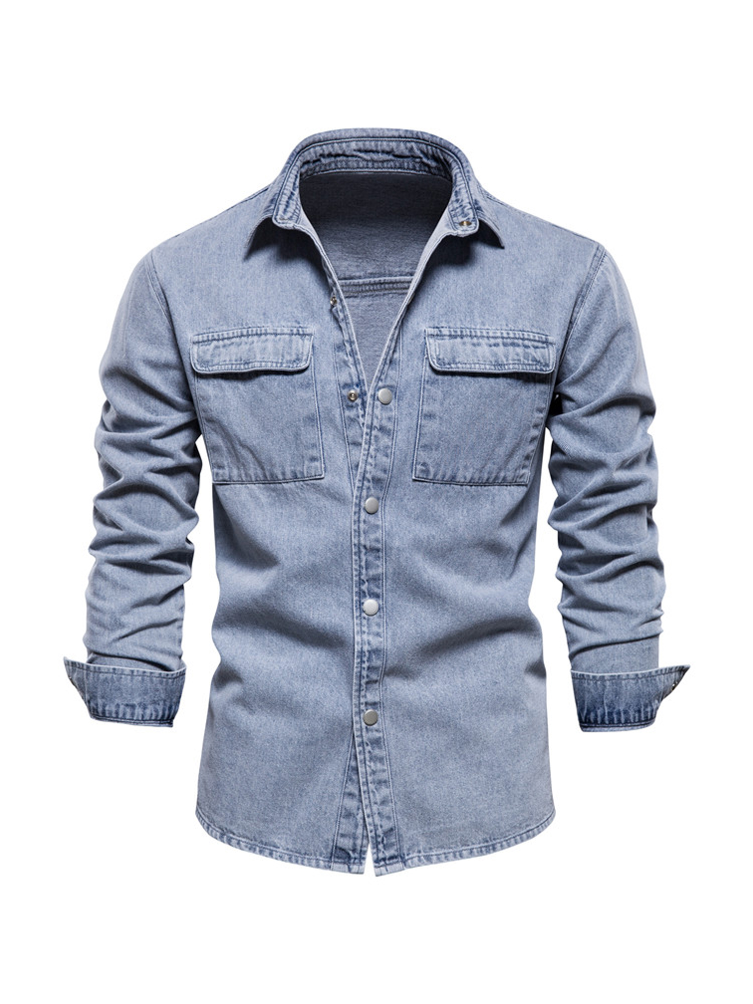 Men's Cotton Drop Shoulder Long Sleeve Shirt Loose Multi - Temu