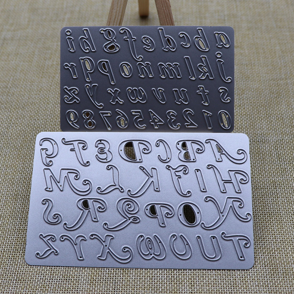 Large Metal Alphabet Letters Large Cutting Dies Stencils - Temu