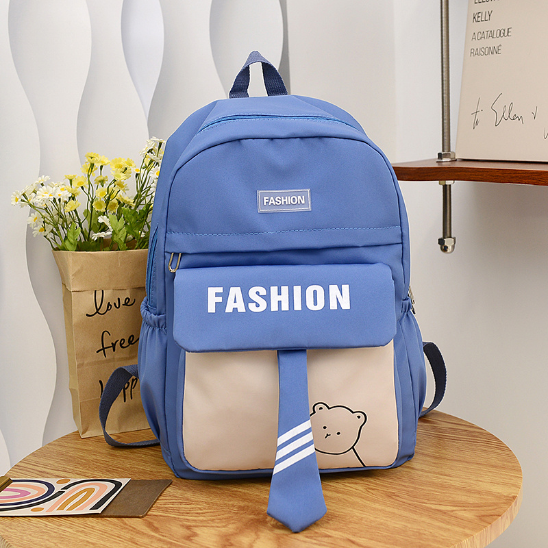 Large Capacity Backpack, Simple Solid Color Backapck, Preppy Students  School Bag For Middle School High School, Casual Fashion Versatile Bag,  Outdoor Travel Bag - Temu