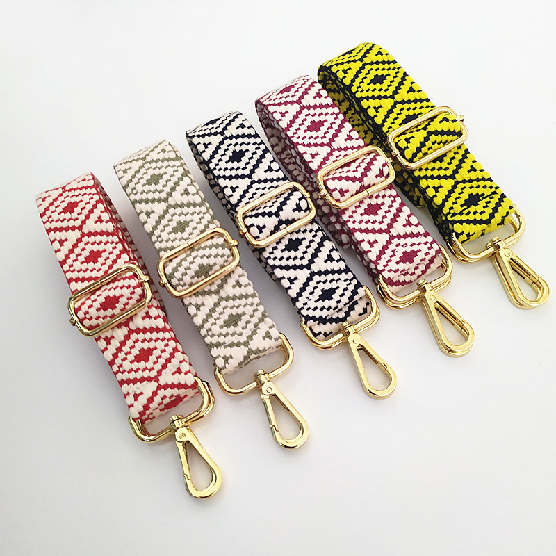 Embroidered Crossbody Bag Straps (3 Color Options)