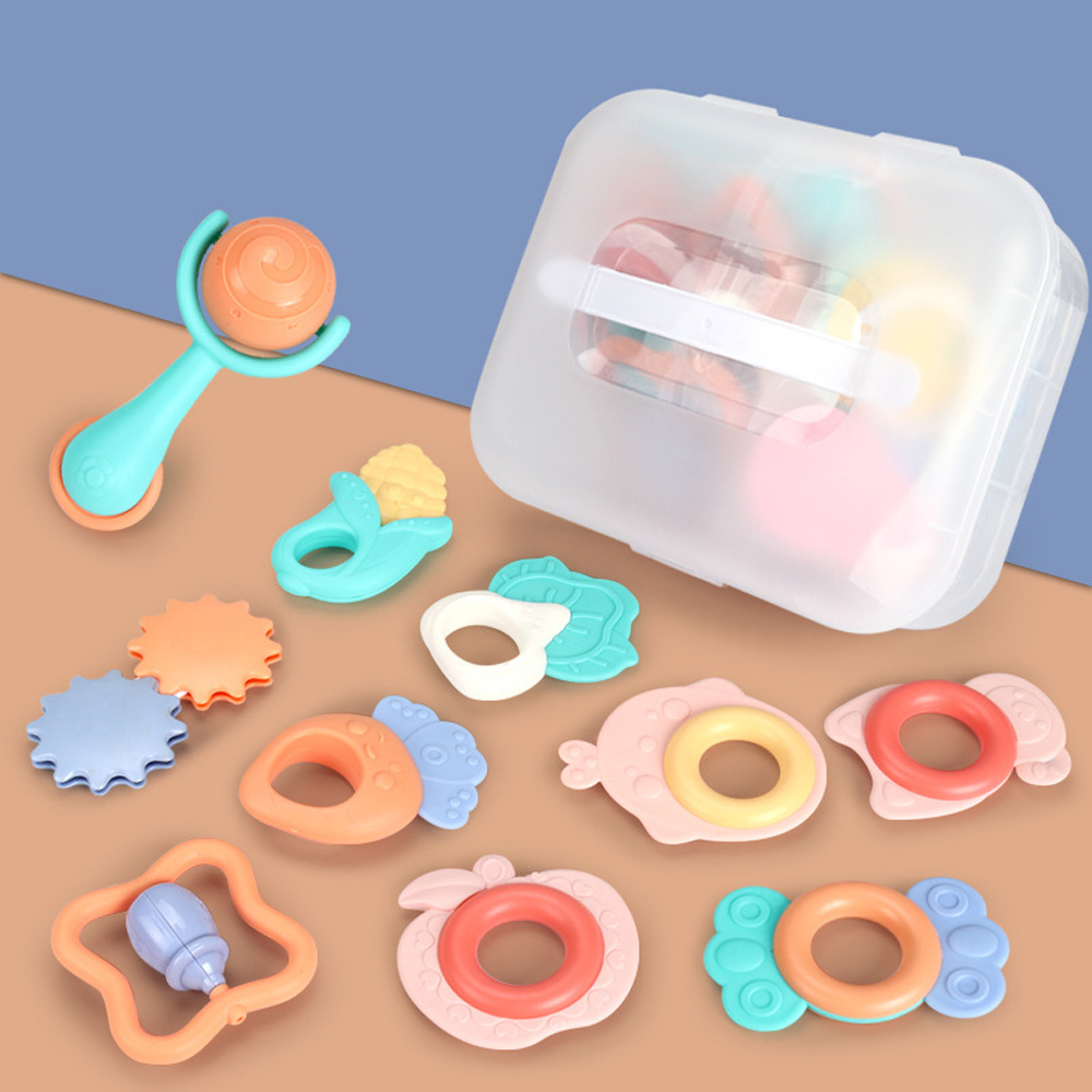 Juguetes para la dentición sensorial del bebé: juguetes para la dentición para  bebés de 0 a 6 meses