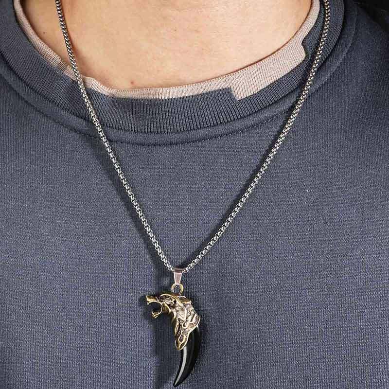 Dog tooth outlet necklace