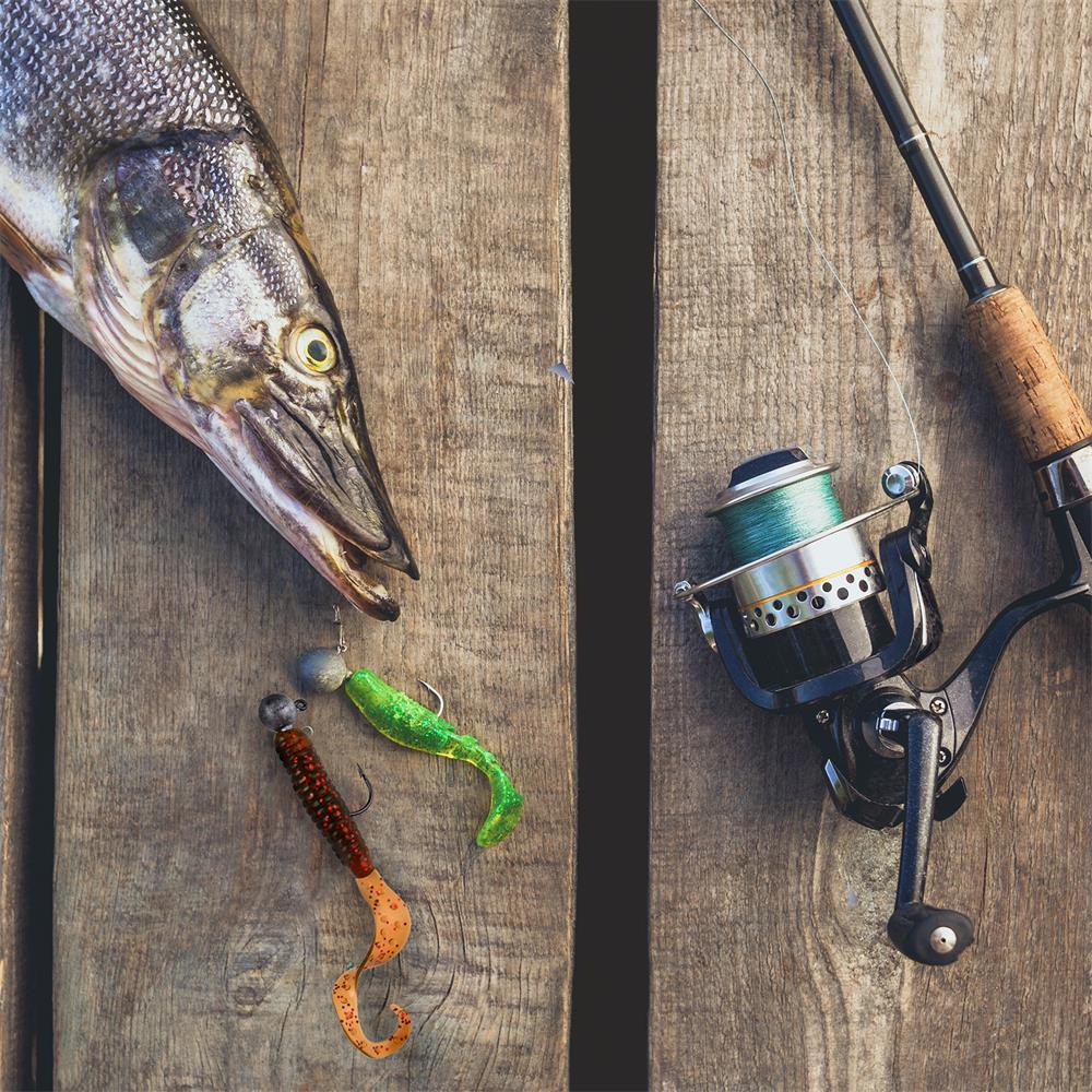 Fishing Lure Lead Head Jig Hook Set Perfect For Freshwater - Temu