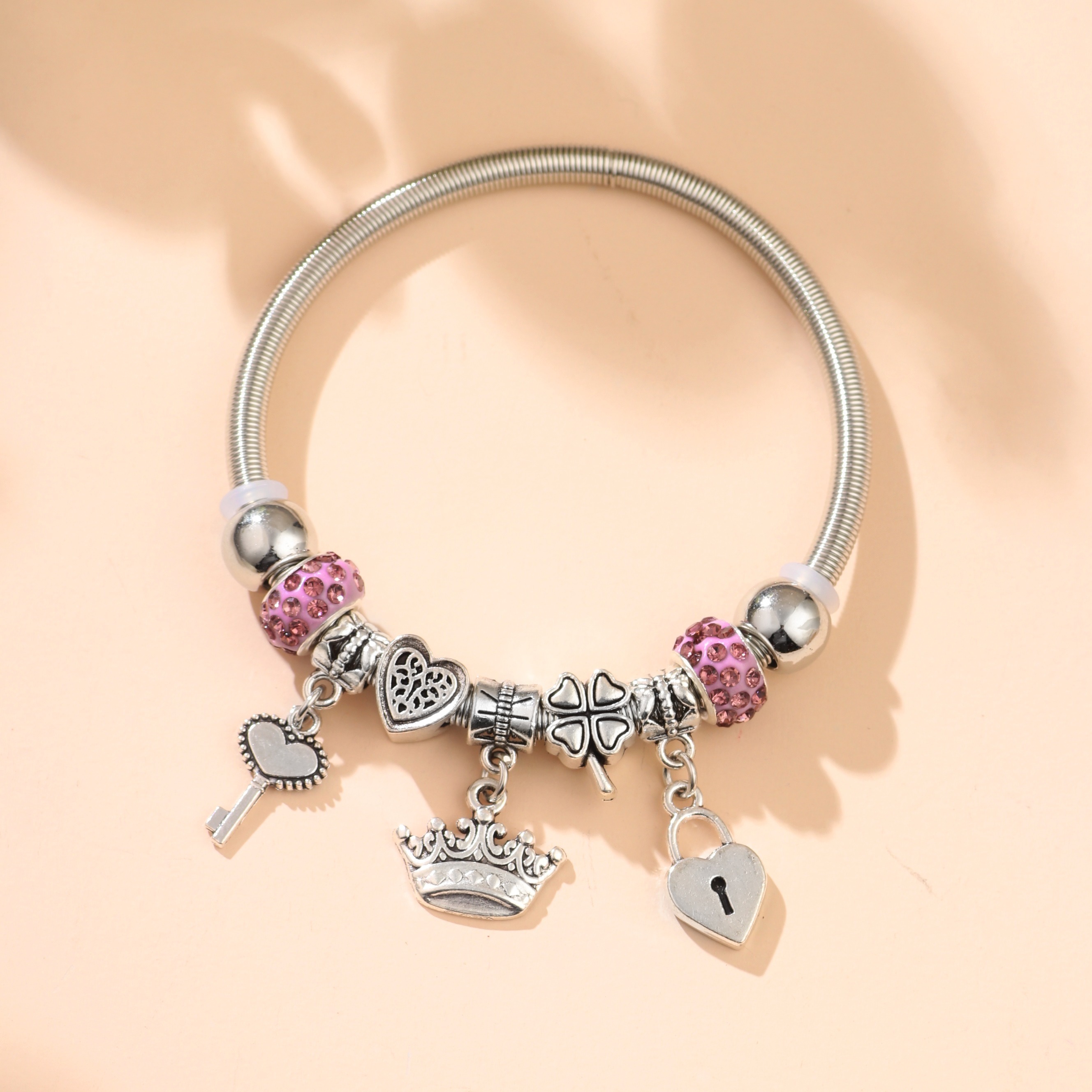 Heartlock Bracelet — Women's Charm Bracelets