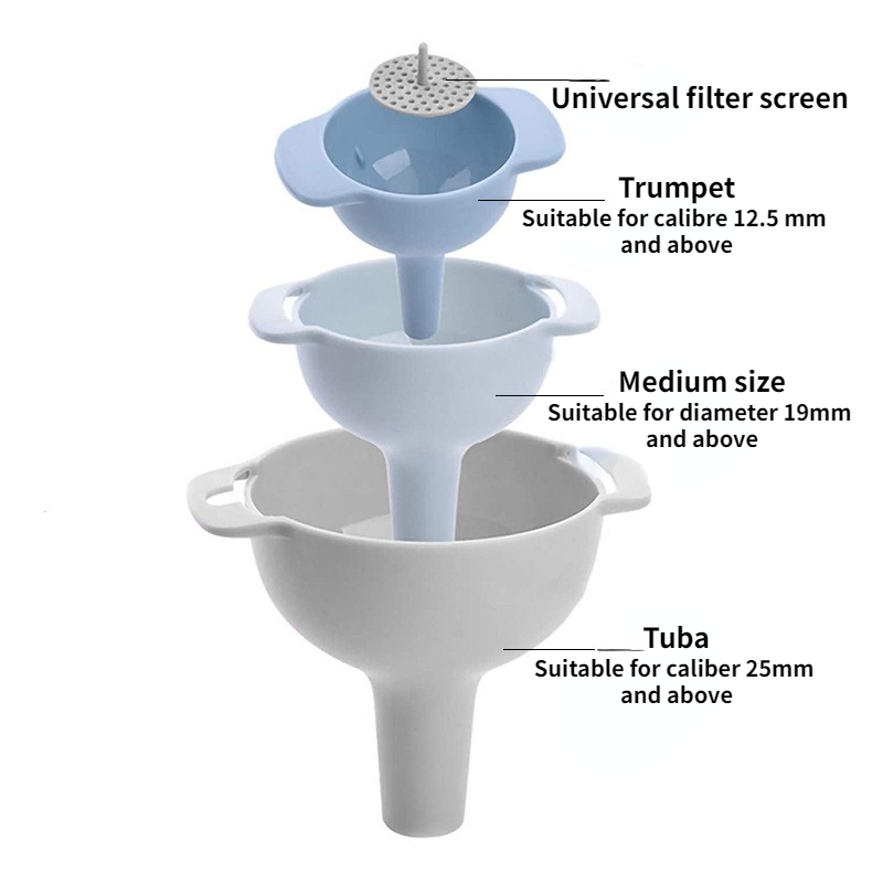 Funnel 4 in 1 Multi function Funnel Set Kitchen Oil Pouring Temu