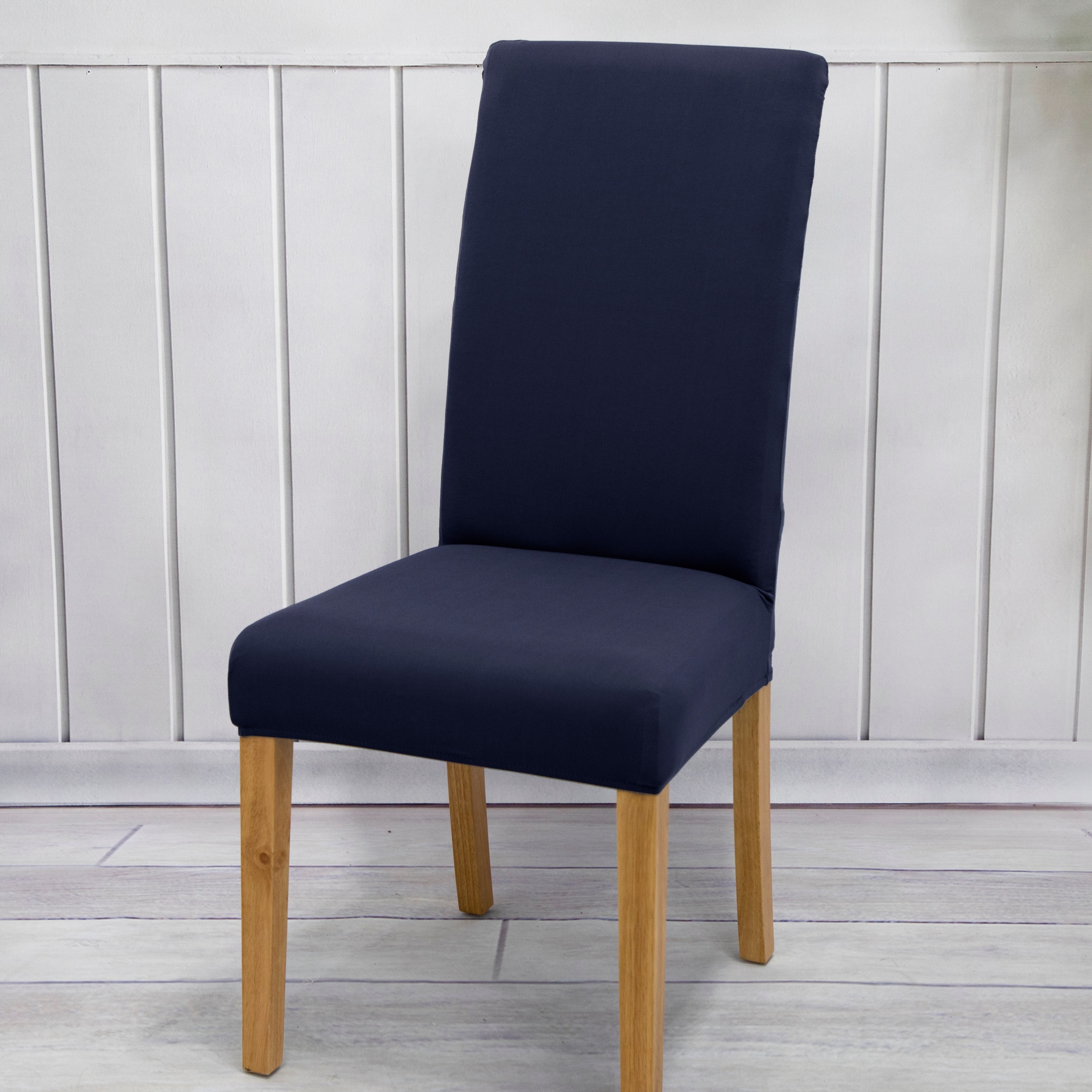 Navy discount chair slipcover