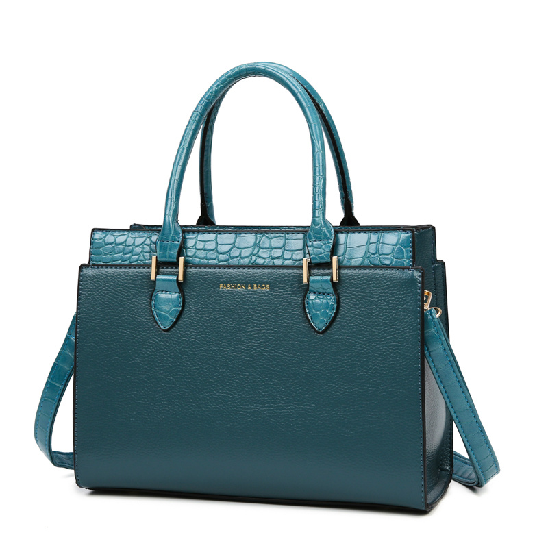 Crocodile Pattern Handbag Fashion Pu Leather Crossbody Bag - Temu