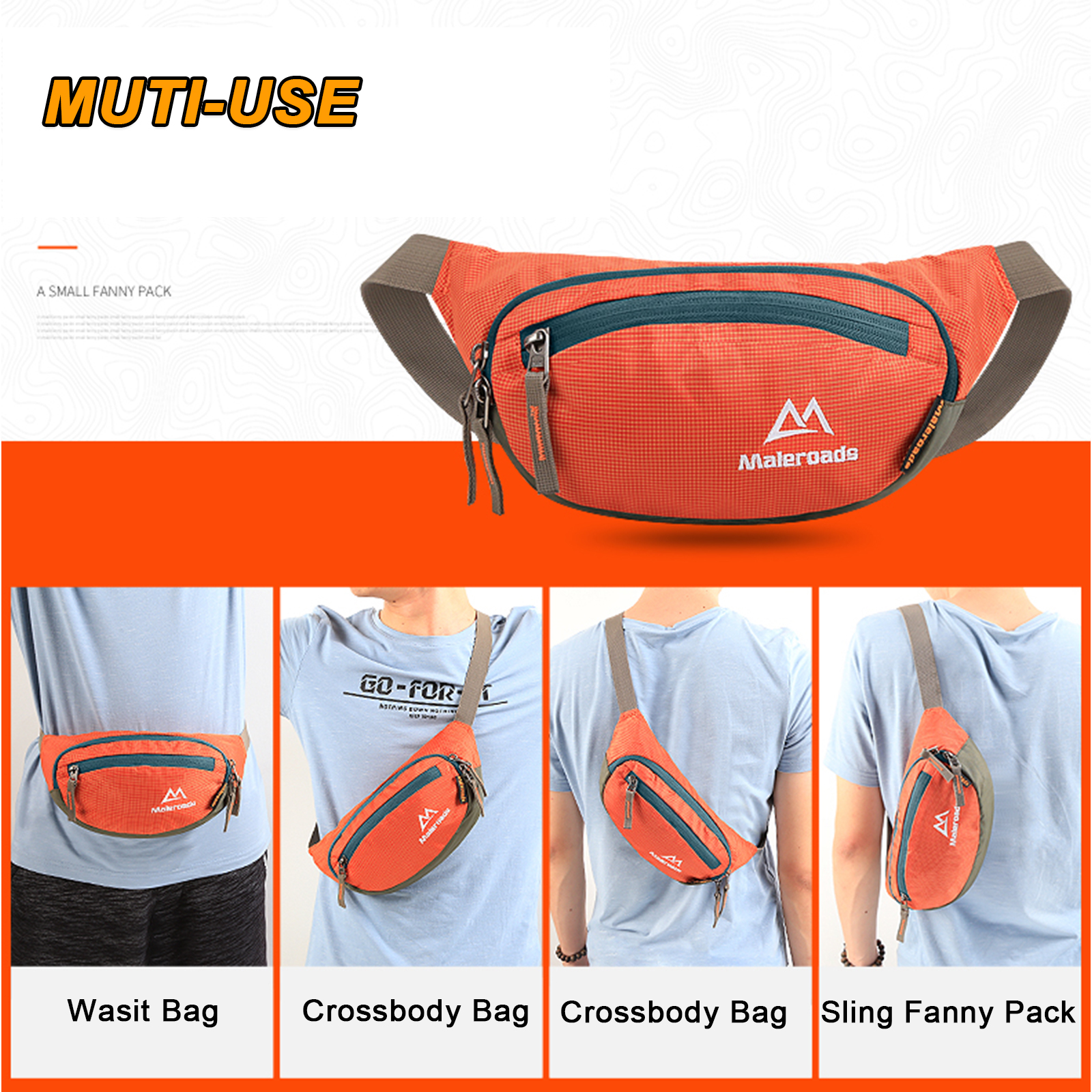 Travel Waist Bag Large Multifunctional Fanny Pack With Multiple  Compartments For Convenient Storage And Easy Access, Shop Now For  Limited-time Deals