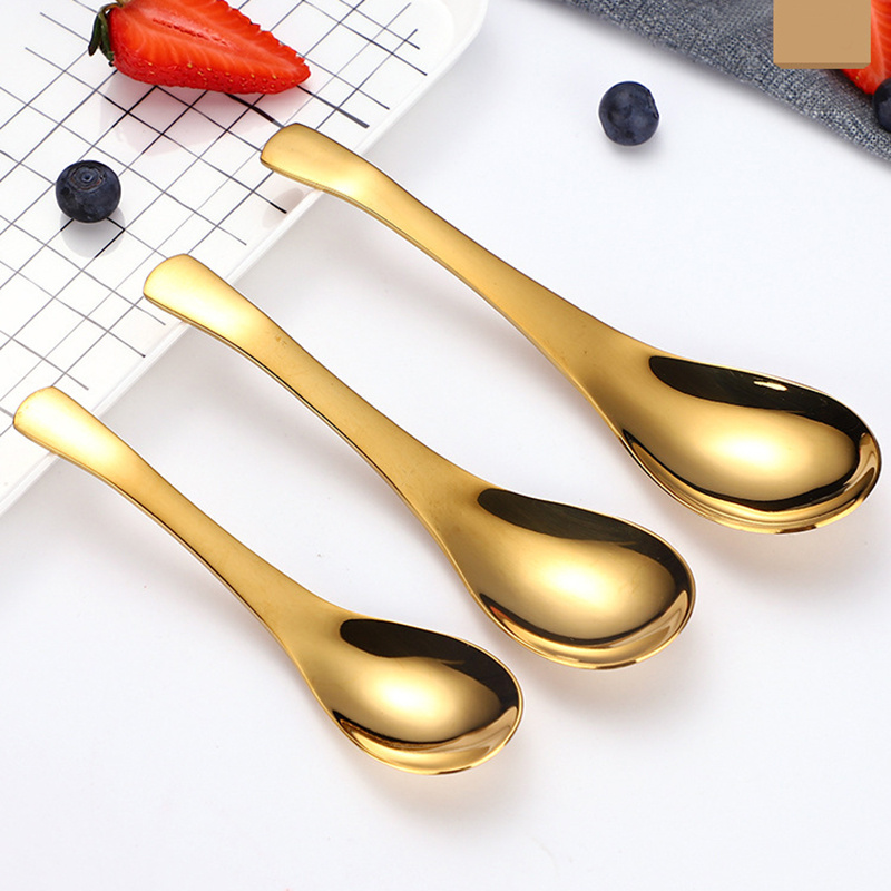 Durable Stainless Steel Square Head Spoon For Sweet And - Temu