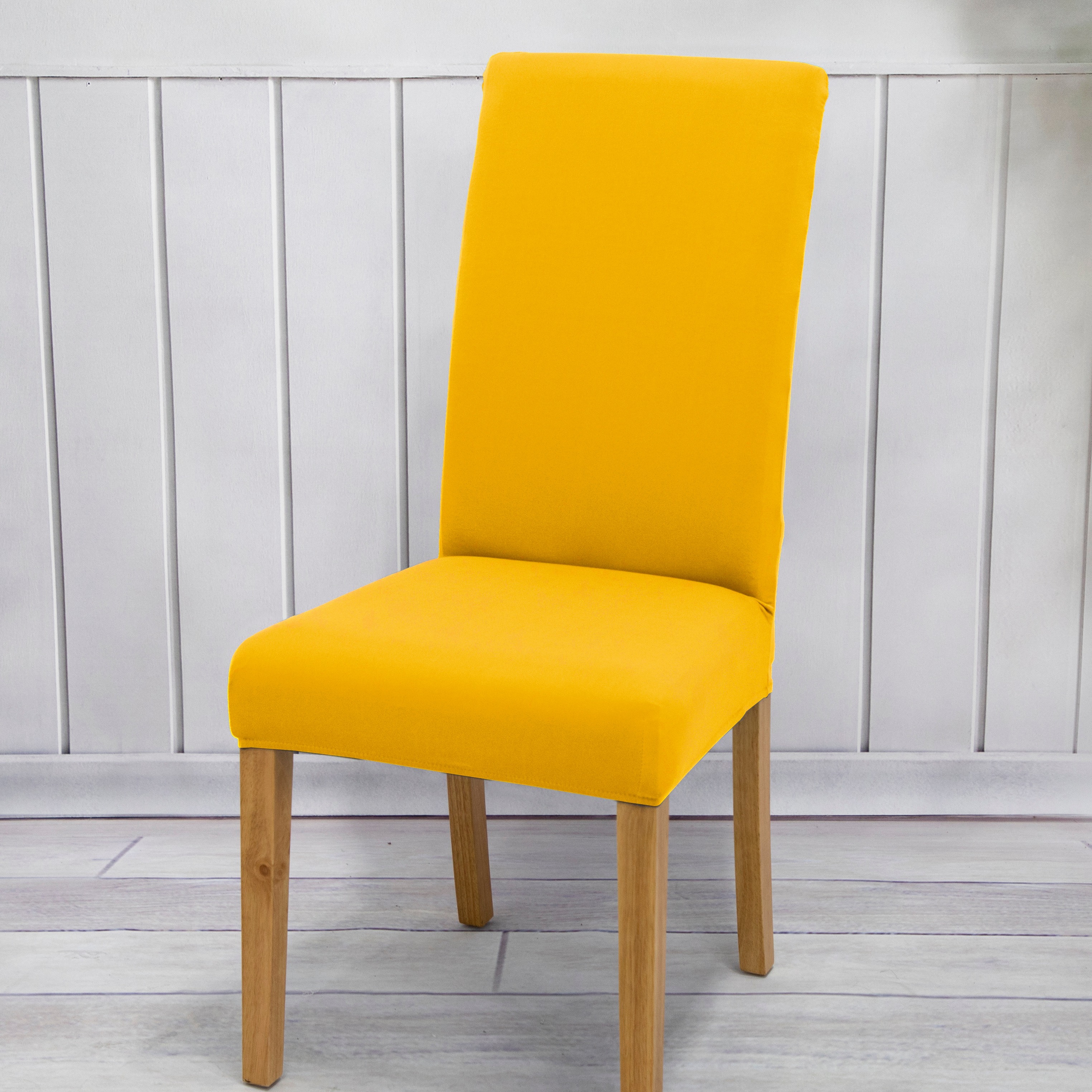 Yellow best sale chair covers