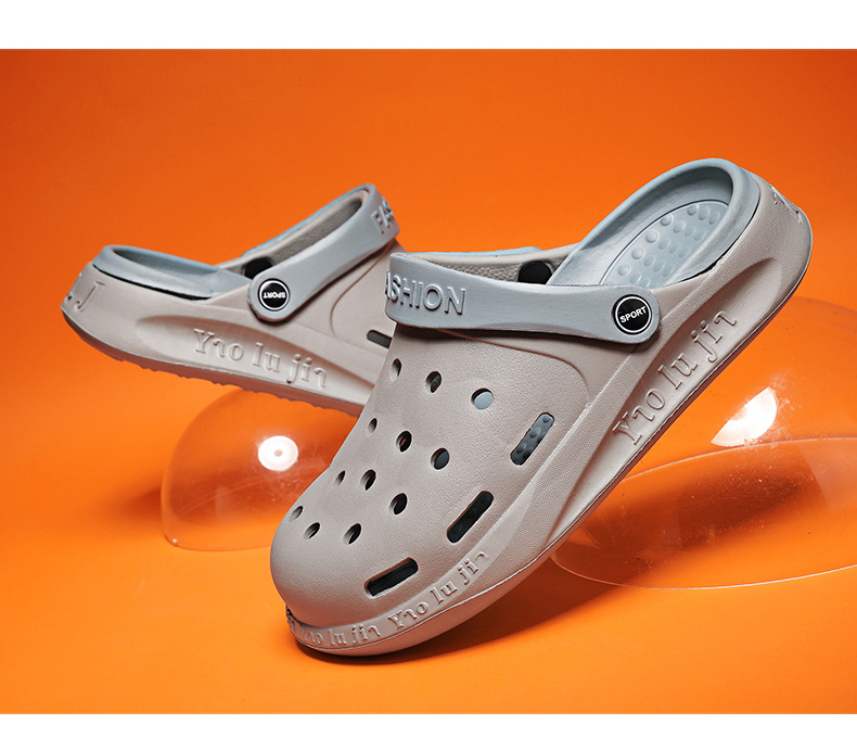 thumbnail image 2 of Men's Camouflage EVA Water Shoes Adjustable Strap FLIOZY Men's Camouflage Garden Clogs - Lightweight EVA Water Shoes With Adjustable Strap Beach Pool Yard Clogs 2 of 10