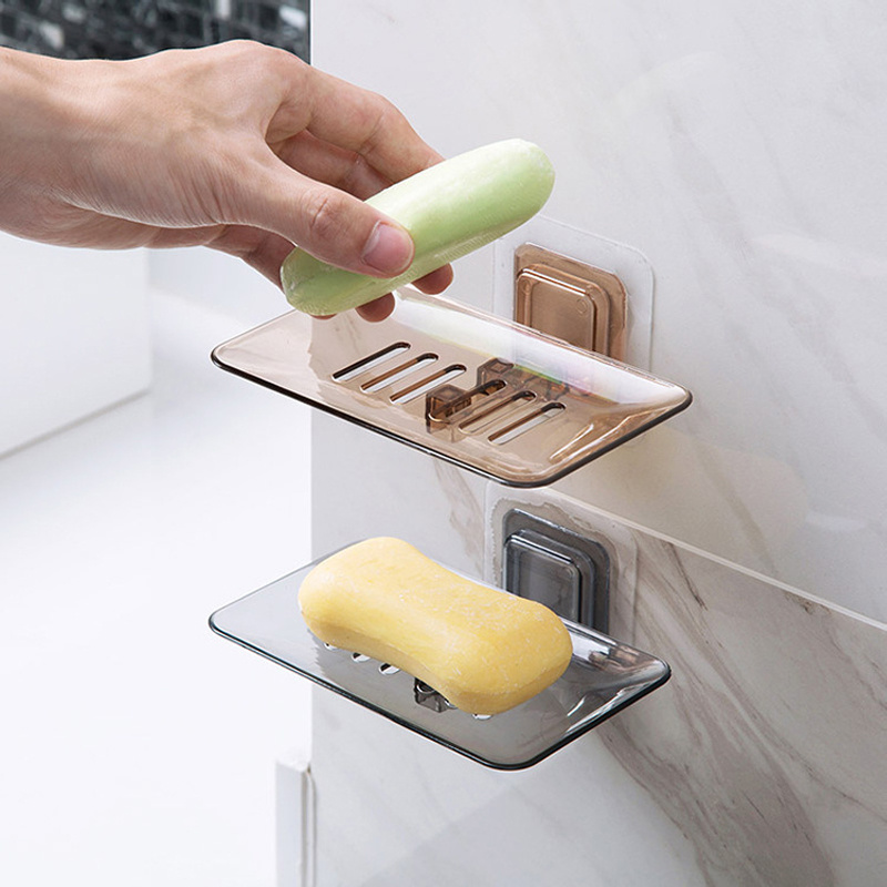 Soap Holder Self Draining Soap Holder No Perforation Easy - Temu