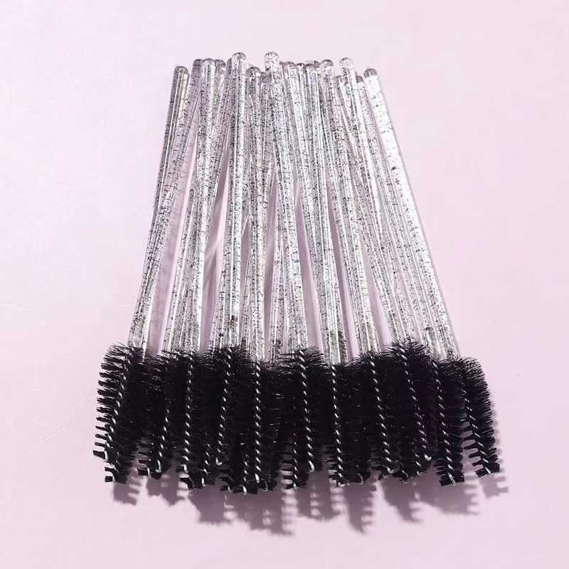 Black Glitter Disposable Mascara Brush (100 pieces) - Beauty Angels Store  International