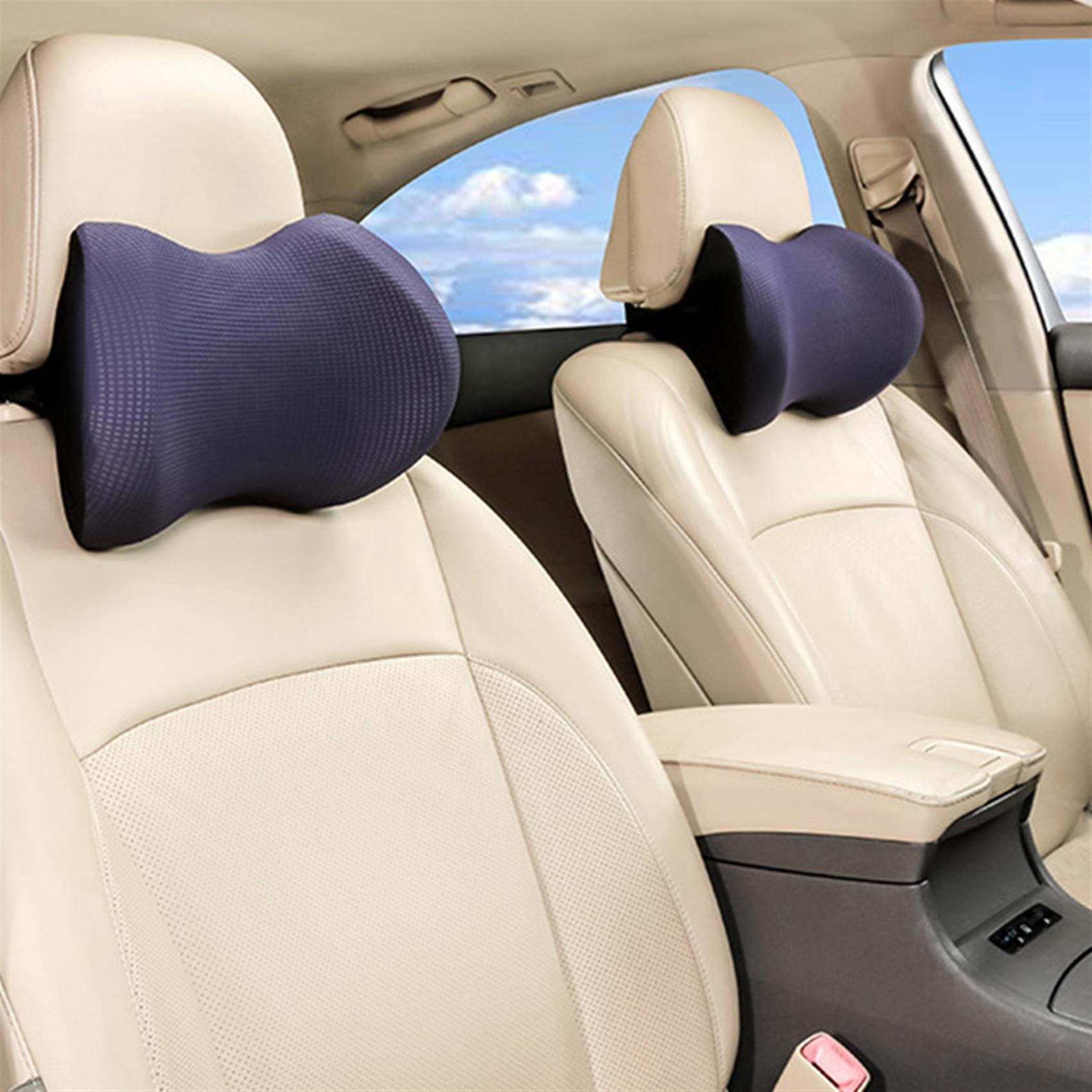 Car Headrests Made Of Memory Cotton Material, Car Seat Cushions, Car Neck  Protectors, Car Seats, Car Mounted Cervical Pillows - Temu