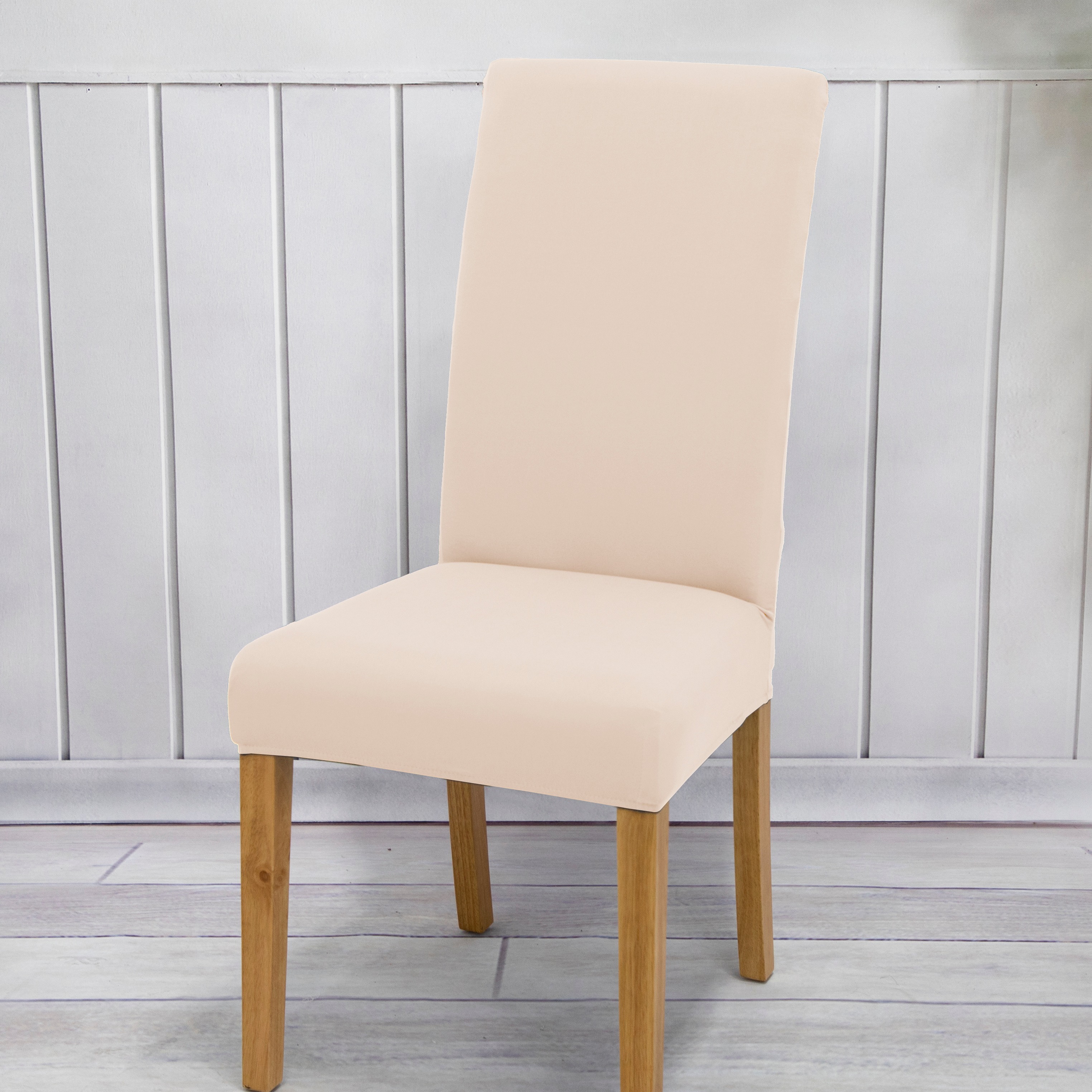 1-pack Elastic Chair Cover | , -one Design, Polyester And Elastane Blend, Machine Washable